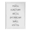 Jag är poster 30x40 cm, Dark grey