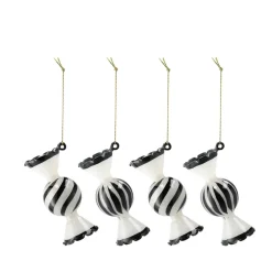 Jolly julgranskula 4-pack, Vit