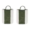 Kara förvaringskorg small Ø18x22 cm 2-pack, Dark Green