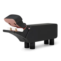Kay Bojesen flodhäst griffelfärg, Svart