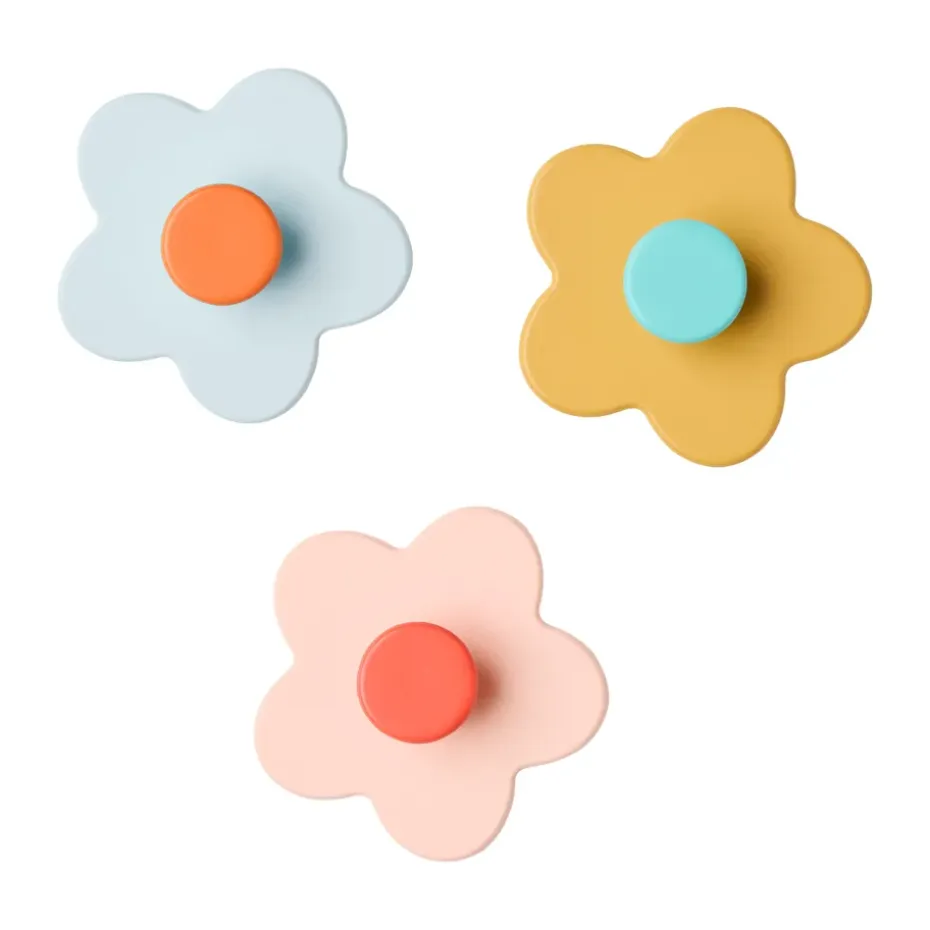 Kid's Base blomma krok 3 delar, Multi