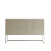 Kilt Light 137 sideboard, dark sand, 3 dörrar