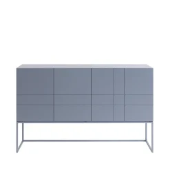Kilt Light 137 sideboard, nordic blue, 3 dörrar