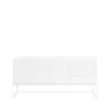 Kilt Light 180 sideboard, white, 3 dörrar, 2 lådor