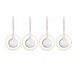 KITAI julgranskula 8,5 cm 4-pack, Clear