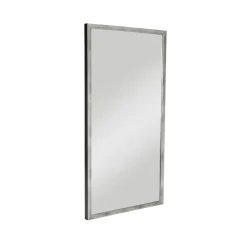 Klara spegel, silver matt