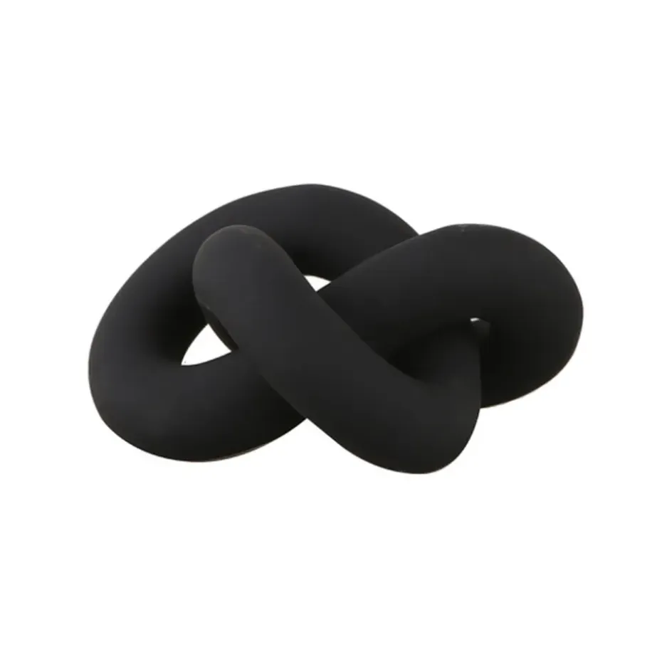 Knot Table large dekoration, Black