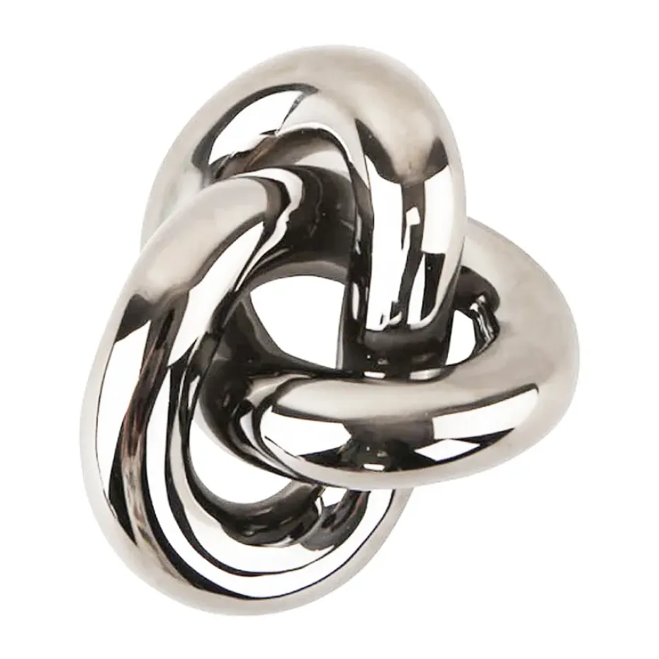 Knot Table small dekoration, Light Silver