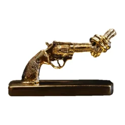 Knotted Gun mini 7 cm, Brons