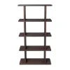 Kona bokhylla 1x4, Dark stained
