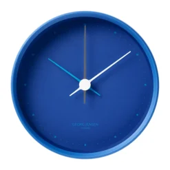 Koppel väggklocka Ø10 cm, Iconic blue
