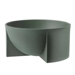 Kuru keramikskål 12x24 cm, Mossgrön