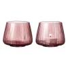 Kusintha värmeljusstake 7,5 cm 2-pack, Pink
