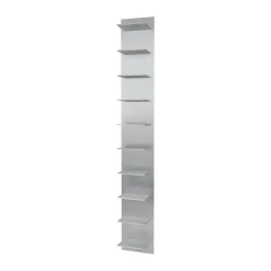 Lager vägghylla tall, Aluminium