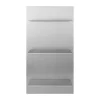 Lager vägghylla triple small, Aluminium