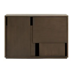 Layer sideboard, Mörk ek, 120x82 cm
