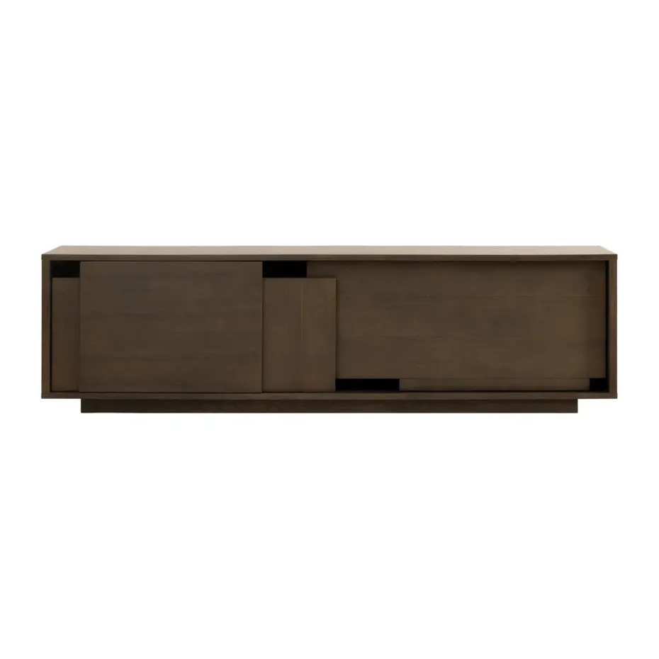 Layer sideboard, Mörk ek, 180x51 cm