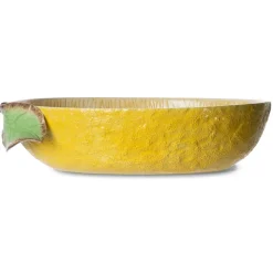 Lemon skål 32 cm, Gul