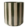 Line kruka Ø14x16 cm, Stripe Green