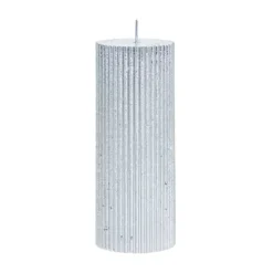Lissa ljus Ø6x15 cm, Silver