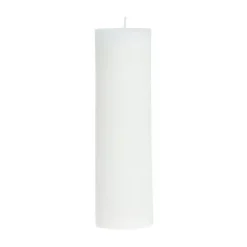 Lissa ljus Ø6x20 cm, Vit