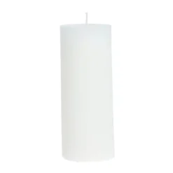 Lissa ljus Ø6x15 cm, Vit