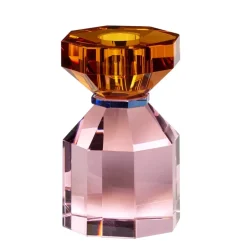 Ljusstake 11 cm, Rosa-orange