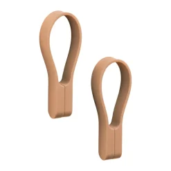 Loop handdukshängare magnet 2-pack, Mandarine