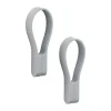 Loop handdukshängare magnet 2-pack, Gull grey