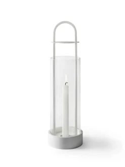 Lotus hurricane lantern, vit