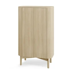 Loud tall skåp 143 cm, Light oiled oak