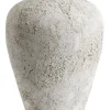 Luna kruka 40 cm, Grå-terracotta