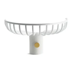 Lunett objects hatthylla med krok, Vit