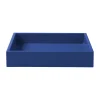 Lux lackad dekorationsbricka 19x19x3,5 cm, Ultramarin