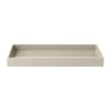 Lux lackad dekorationsbricka 38x19x3,5 cm, Latte