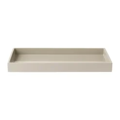 Lux lackad dekorationsbricka 38x19x3,5 cm, Latte