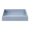 Lux lackad dekorationsbricka 19x19x3,5 cm, Powder blue