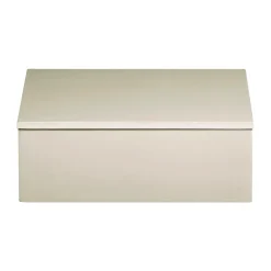Lux lackad förvaringslåda 19x19x7 cm, Latte