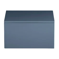 Lux lackad förvaringslåda 19x19x10,5 cm, Blue indigo
