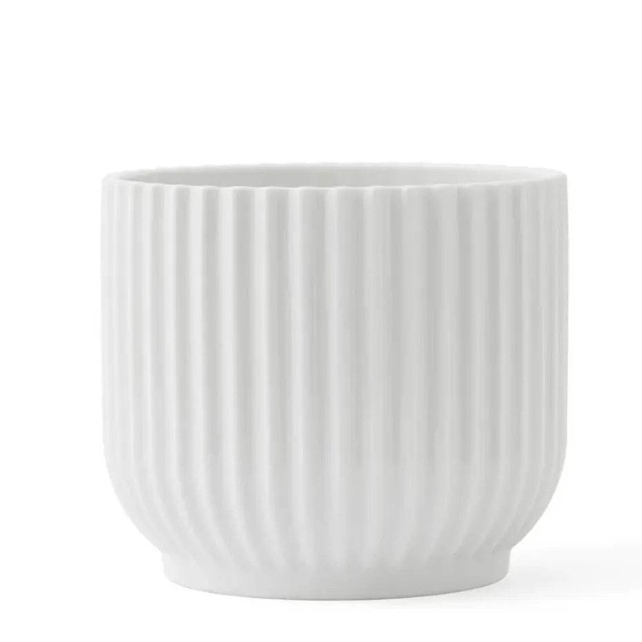 Lyngby blomkruka vit, Ø11,5 cm