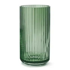 Lyngby vas glas grön, 20 cm