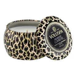 Maison Noir Mini Tin doftljus 25 timmar, Ambre Lumiere