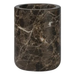 Marble tandborsthållare 10 cm, Brun