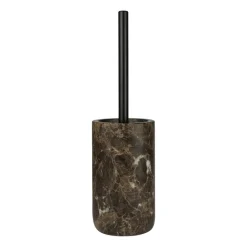 Marble toalettborste 36 cm, Brun
