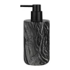 Marble tvålpump 17,5 cm, Svart-grå
