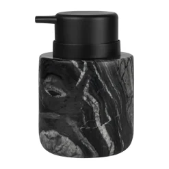 Marble tvålpump 12,5 cm, Svart-grå