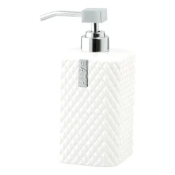 Marion tvålpump 17,5 cm, White-silver