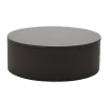 Matt lackad förvaringsask Ø20x7 cm, Black