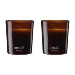 Meraki doftljus 15 timmar 2-pack, Warm tonka