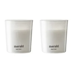 Meraki doftljus 15 timmar 2-pack, Fresh Linen